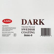 Dark Chocolate Flavored Swedish Coating
