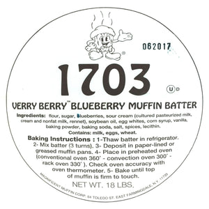 Verry Berry Blueberry Muffin Batter