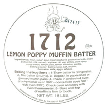 Lemon Poppy Muffin Batter