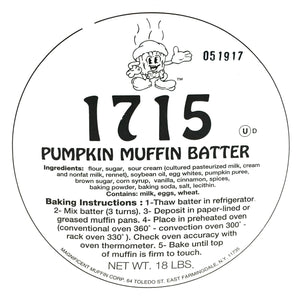 Pumpkin Muffin Batter