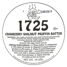 Cranberry Walnut Muffin Batter