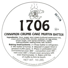 Cinnamon Crumb Cake Muffin Batter