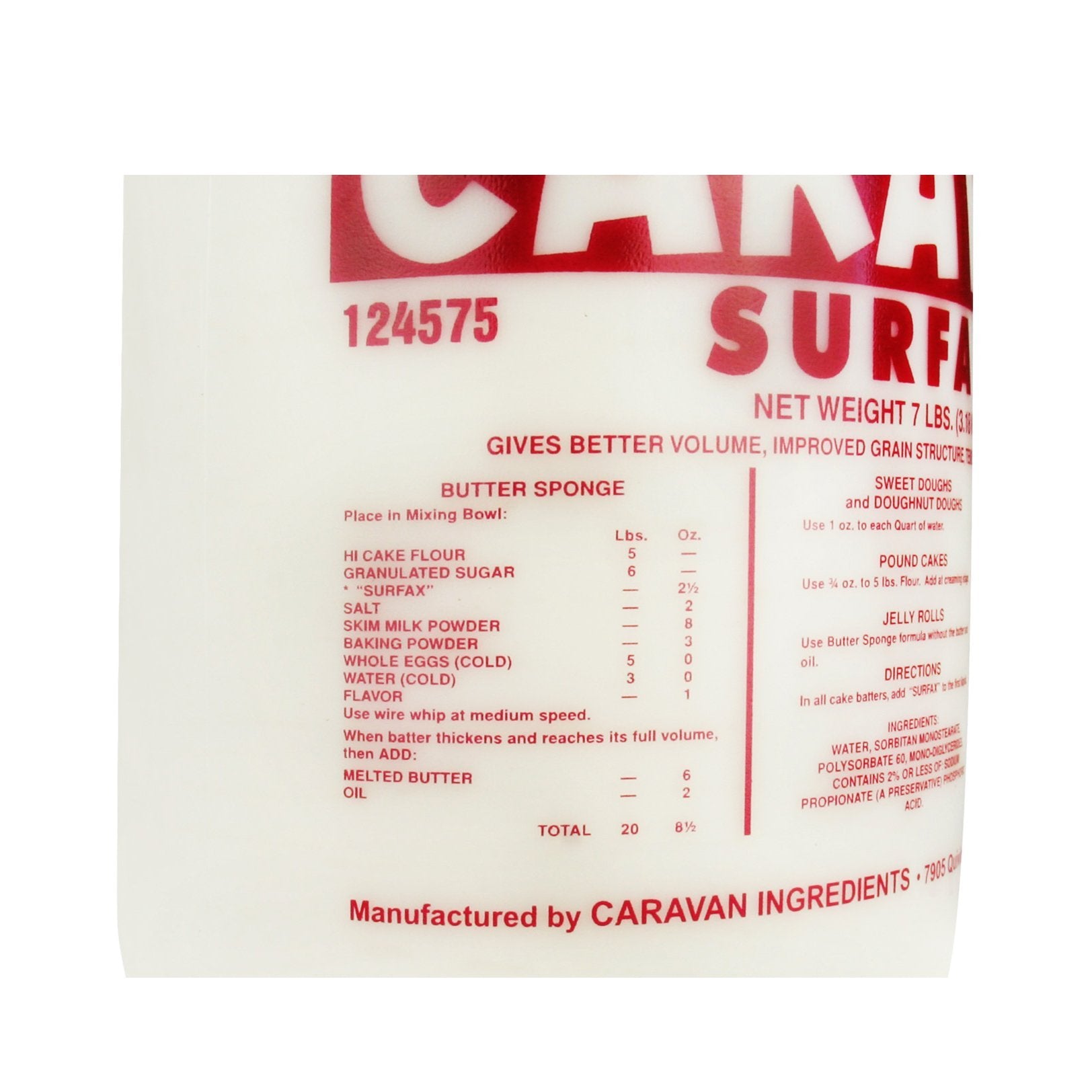 Corbion Surfax Emulsifier - 7lb