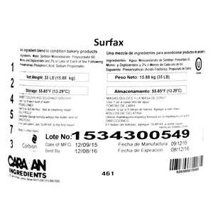 Corbion Surfax Emulsifier - 7lb